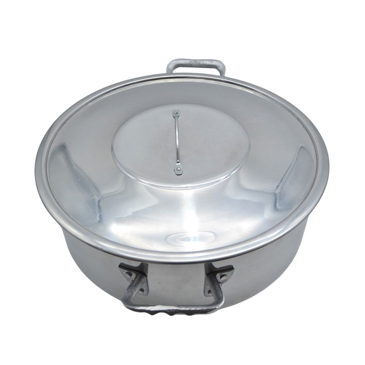 Budinera con Tapa Aluminio Triple Fuerte #50 33 lt 50x17 cm